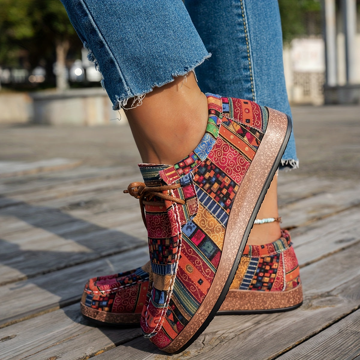 Camille™ | Chaussures rétro colorées pour femme