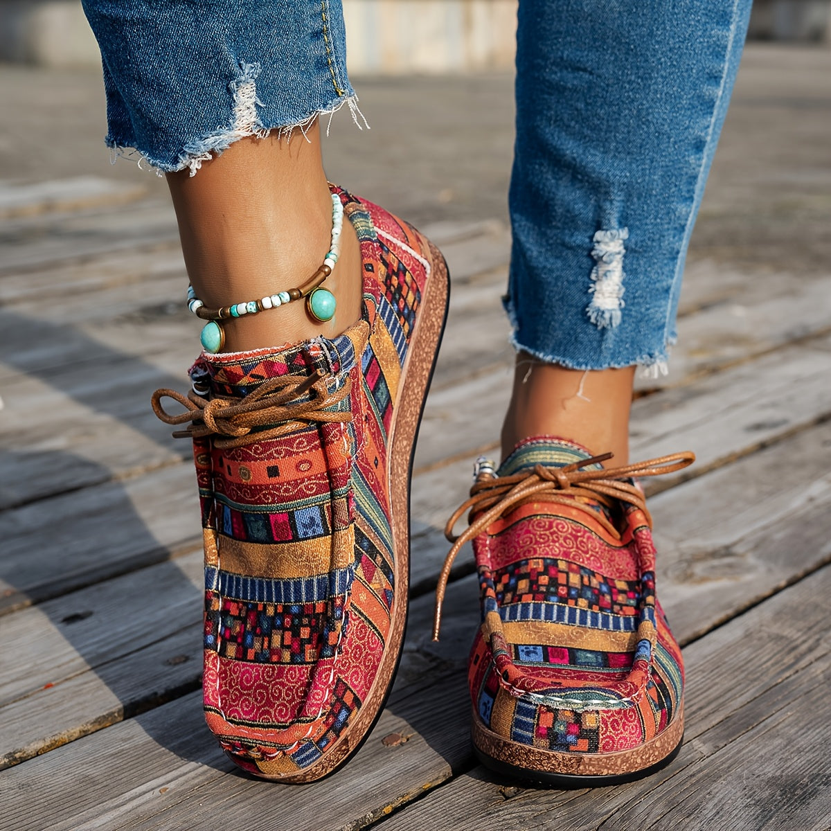 Camille™ | Chaussures rétro colorées pour femme