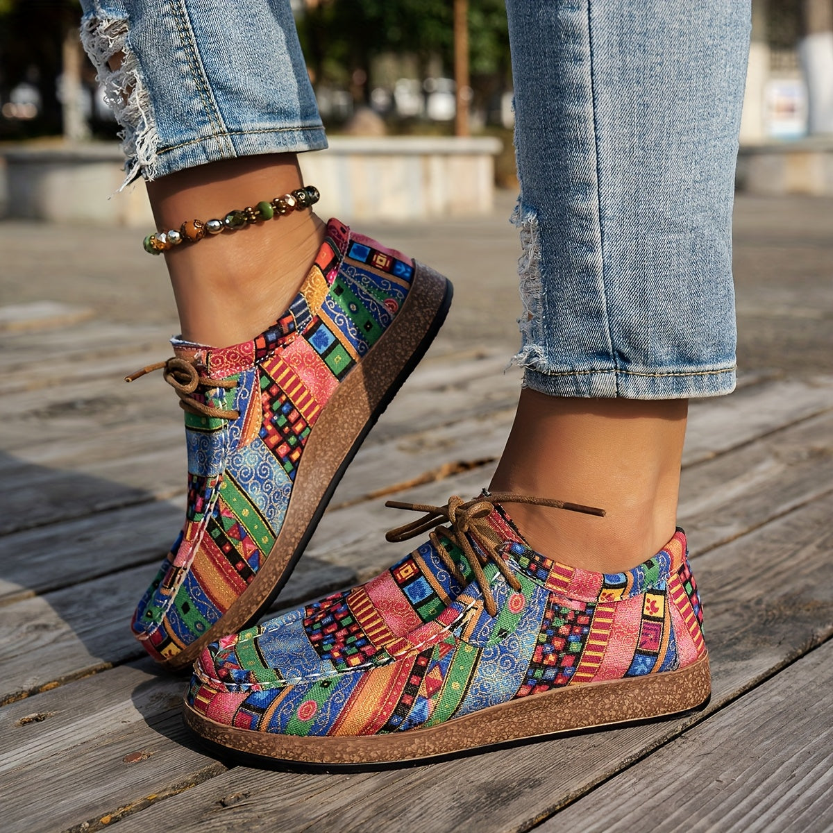 Camille™ | Chaussures rétro colorées pour femme